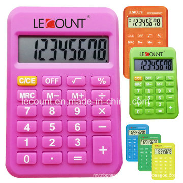 8 chiffres Calculatrice de poche à batterie avec grand écran LCD (LC395B)
